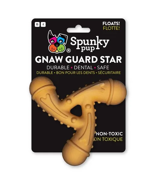 1ea Spunky Pup Gnaw Guard Foam Star - Toys